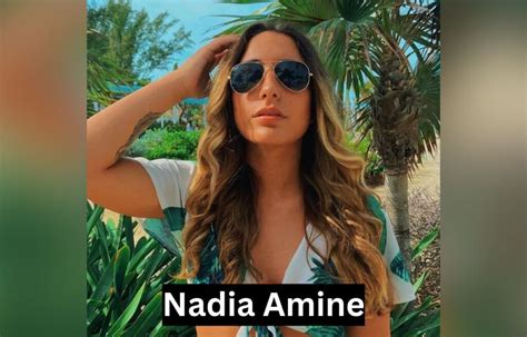 nadia warzone real name|how old is nadia amine.